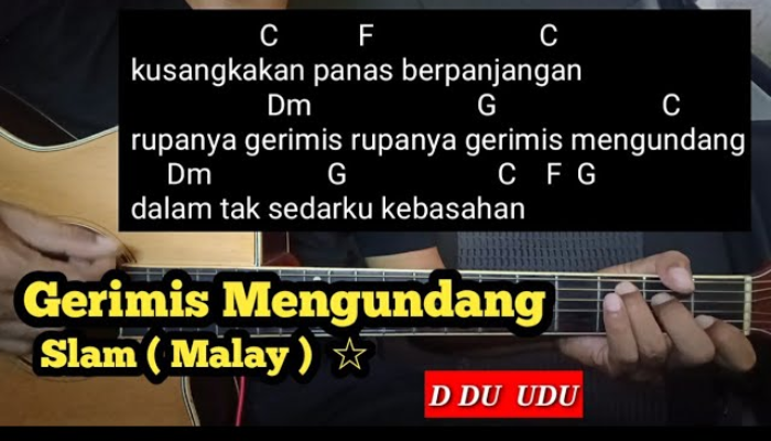 Chord & Lirik Lagu Gerimis Mengundang